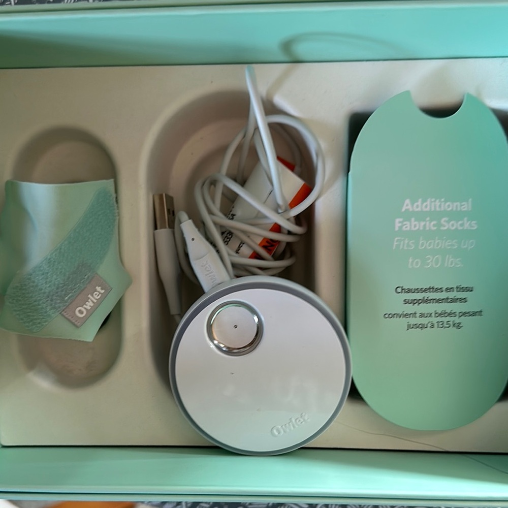 Owlet sock only used 1 time